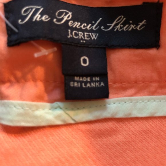 J Crew The Pencil Skirt Size 0 - Picture 3 of 3